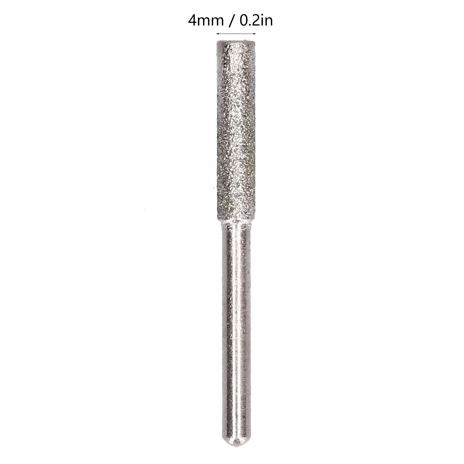 20 pezzi Affila Catena Motosega, Affilatrice per Motoseghe Diamantate Affilatrice Lima per Motoseghe Diamantate Punte per Molatura in Pietra Affilatrici Motoseghe (4 mm)