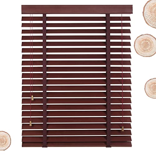 KGUDYS Solid Wood Venetian Blinds, for Door and Window...