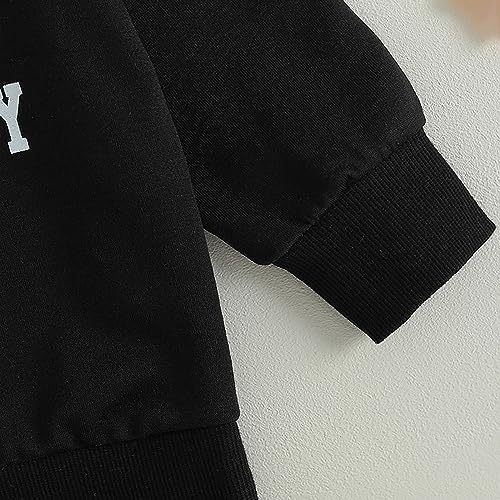 Tracks Clothes Toddler Boys Halloween Autumn Sports Long Sleeve Round Neck Pullover Suit Solid Baby Boy Jackets Sweaters2