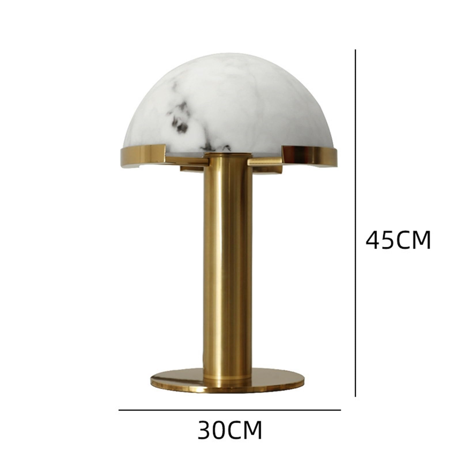 Affascinante Lampada da tavolo in marmo, decorazione for comodino, soggiorno, camera da letto Arredamento per la casa