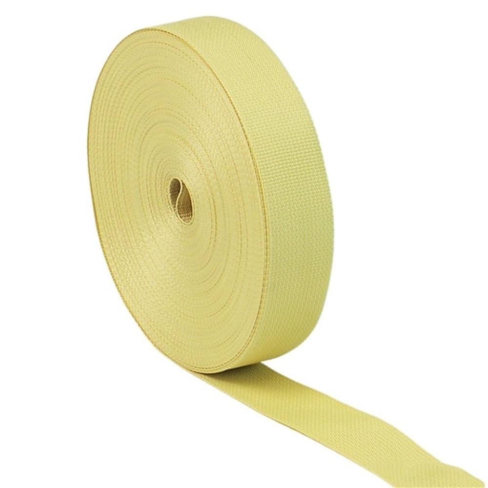 Cinta de aramida de 5 m, resistente a altas temperaturas y a la abrasión, for aplicaciones industriales.(100mm x 1mm)