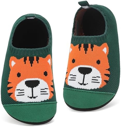 VOLHAL Hausschuhe Kinder Junge Mädchen Atmungsaktive Rutschfest | Lauflernschuhe Pantoffeln weiche Barfussschuhe mit flexiblem Barfußgefühl–ideal für Zuhause Kita und Kindergarten