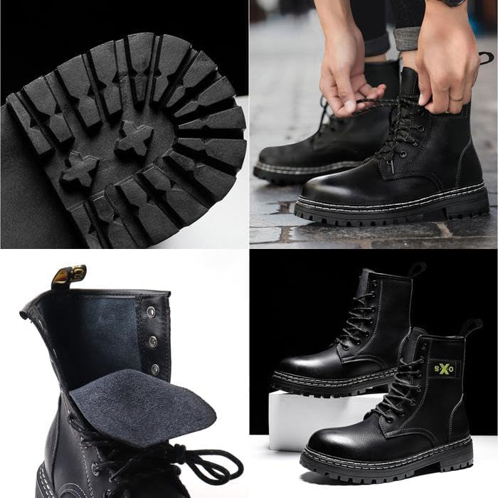 ブーツ レーシングブーツ ライディングブーツ バイク 男女兼用 43(26.5cm) ブラック