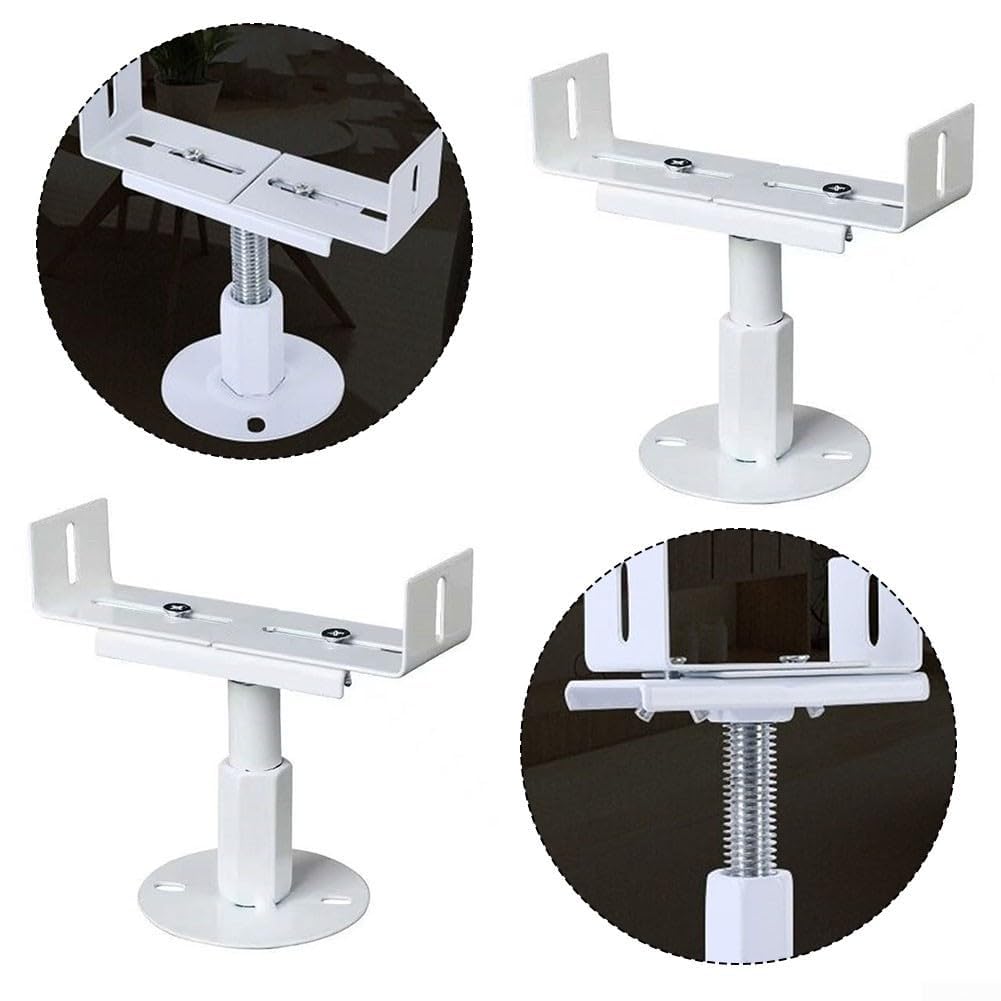 Lot de 2 pieds de radiateur en aluminium, hauteur réglable de 8 à 13 cm, style architectural traditionnel, résistant au sel et au brouillard pour radiateurs en fonte