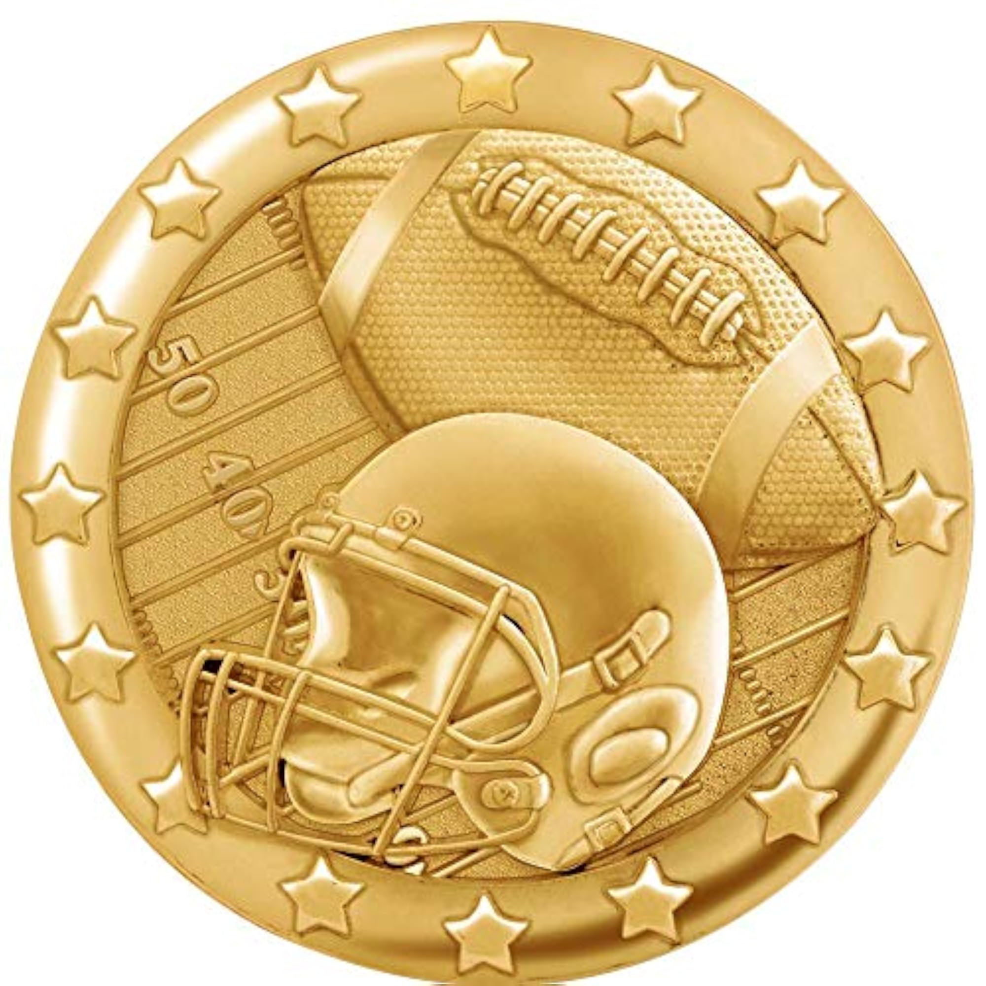 Gold Football Lapel Pin, Sports Recognition Gift