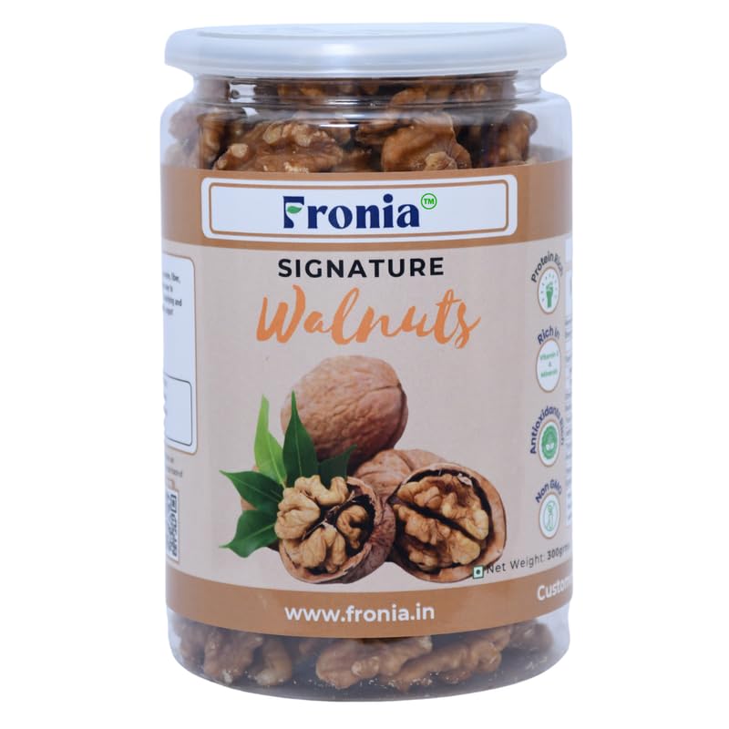 FRONIA Walnut Kernels | 300g | Walnut, Walnut Without Shell, Akhrot, Dry Fruits, Healthy Snacks, Diwali Gifts, Walnut kernel with Gluten Free Healthy Lifestyle, High Fibre (Pack of 1) (B0DCSNWCZY) Amazon Price History, Amazon Price Tracker