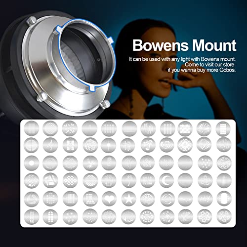 Wellmaking JUGUANGTONG Bowens Mount Optical Snoot Conical, Flash Projector Attachment thumb #7