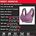 BADI NA Women's Comfort Revolution Wirefree Bra Blue & Purple & Rose(3 Pack) XXL