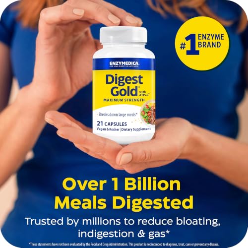 Image of Enzymedica Digest Gold, Maximum Strength, ATPro Energy Support - 21 Caps