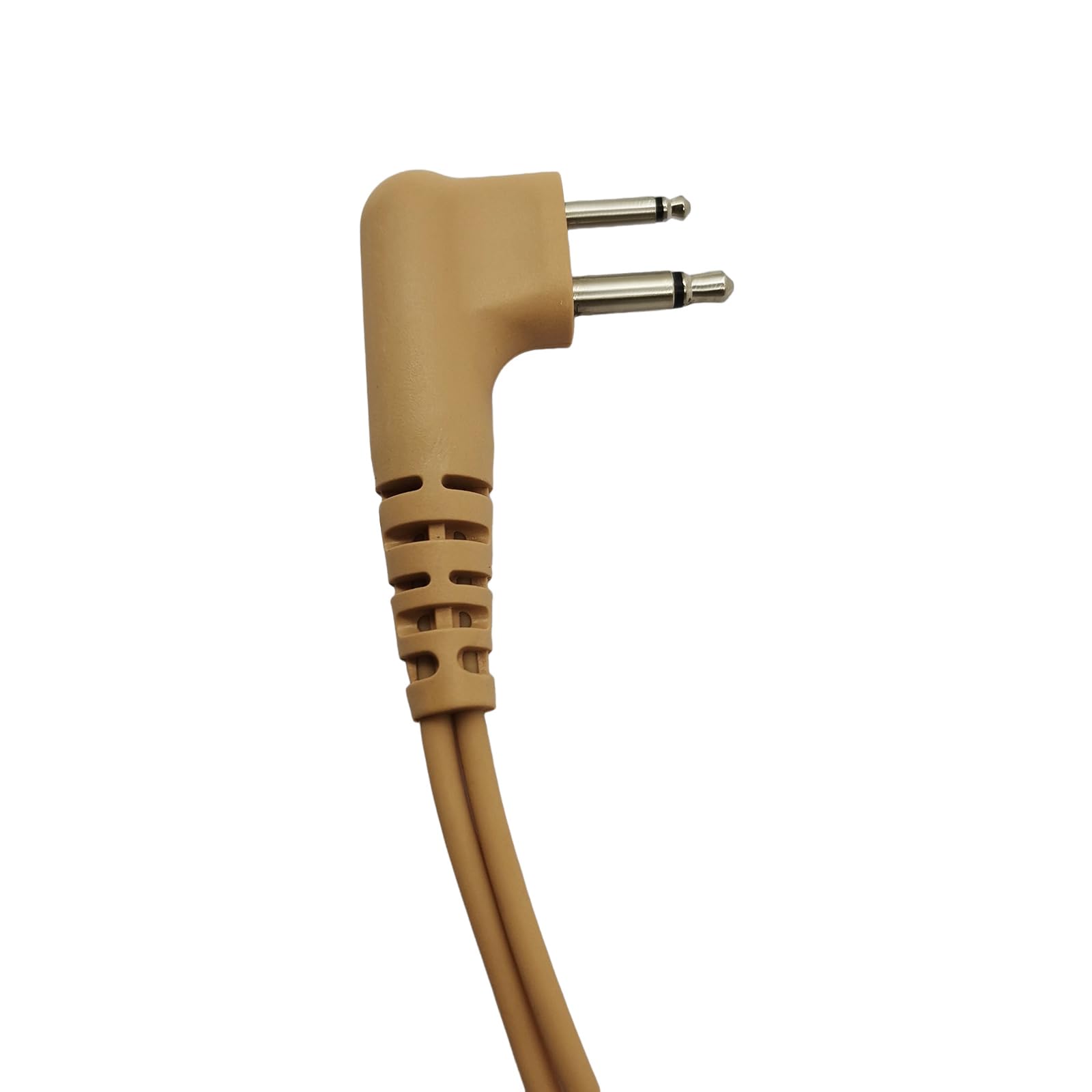 Podwójny Ptt słuchawka Mic 2 Prong Skin Color zestaw słuchawkowy do Motorola Walkie Talkie cp185 pr400 bpr40 dtr700 dtr500 dtr550 dtr650 dlr1060 dlr1040 dlr1020 cp200d cp100d 0d cls1 410