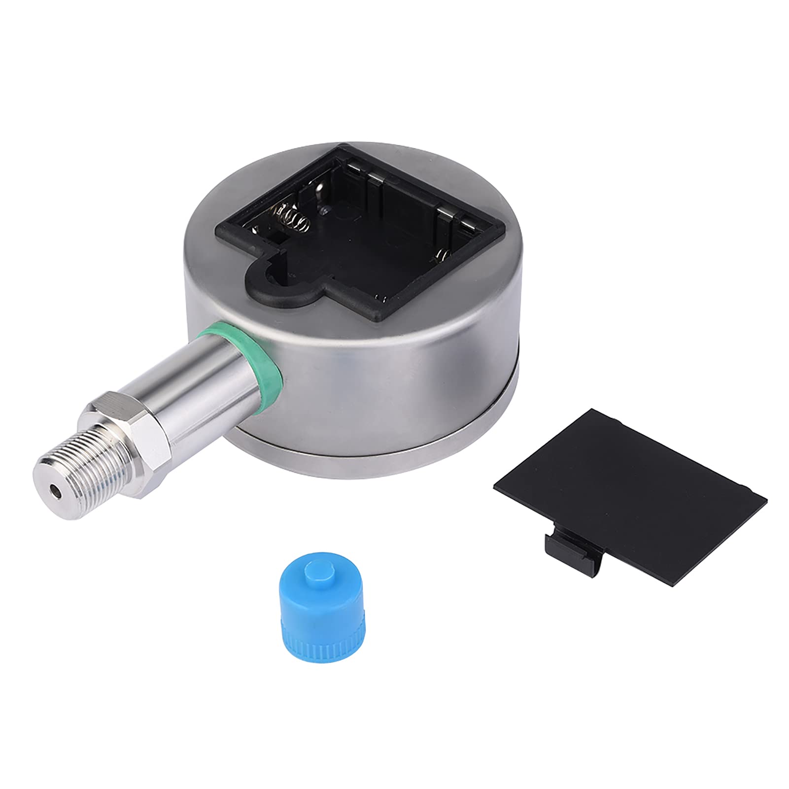 Manómetro digital de medición de presión medidor de presión digital de presión hidráulica indicador de presión de transmisión remota para gas aceite agua con conector 0-1.6MPA M20 x 1,5 mm
