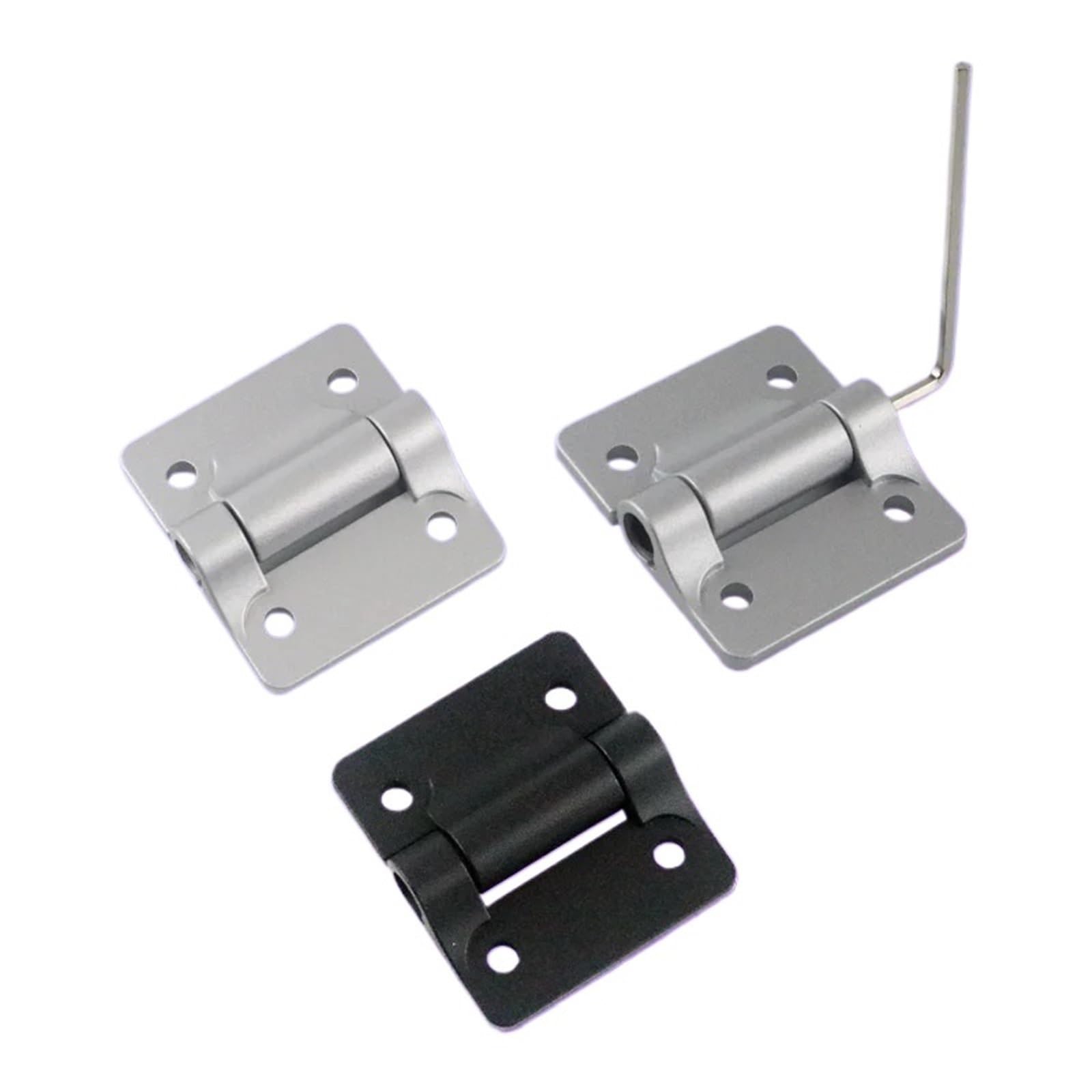 PEQYUACTE Adjustable Damping Hinges Torque Couplings and Instruments with Dampers at Stop Position 1Pcs(XG11-003-1-1-23Black)