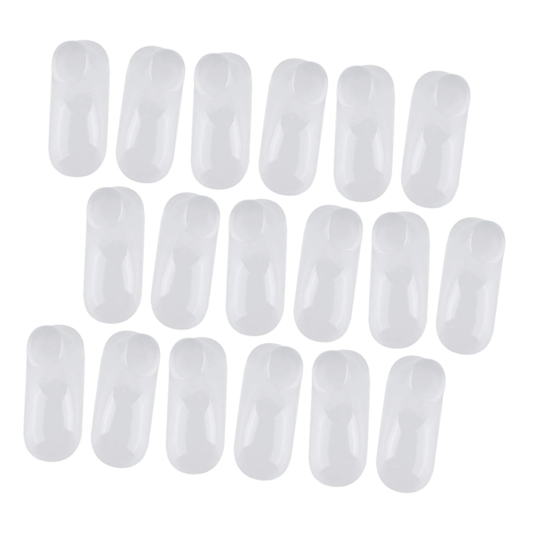 TOYANDONA Pvc Transparenter Schuhhalter 100 Stück für Babyschuhe und Socken