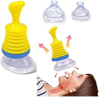 Choking Rescue Device, Portable Anti-Choking Rescue Device for Kids & Adults - Quick First Aid Kit with Airway Suction, 2 Masks for Child and Adult