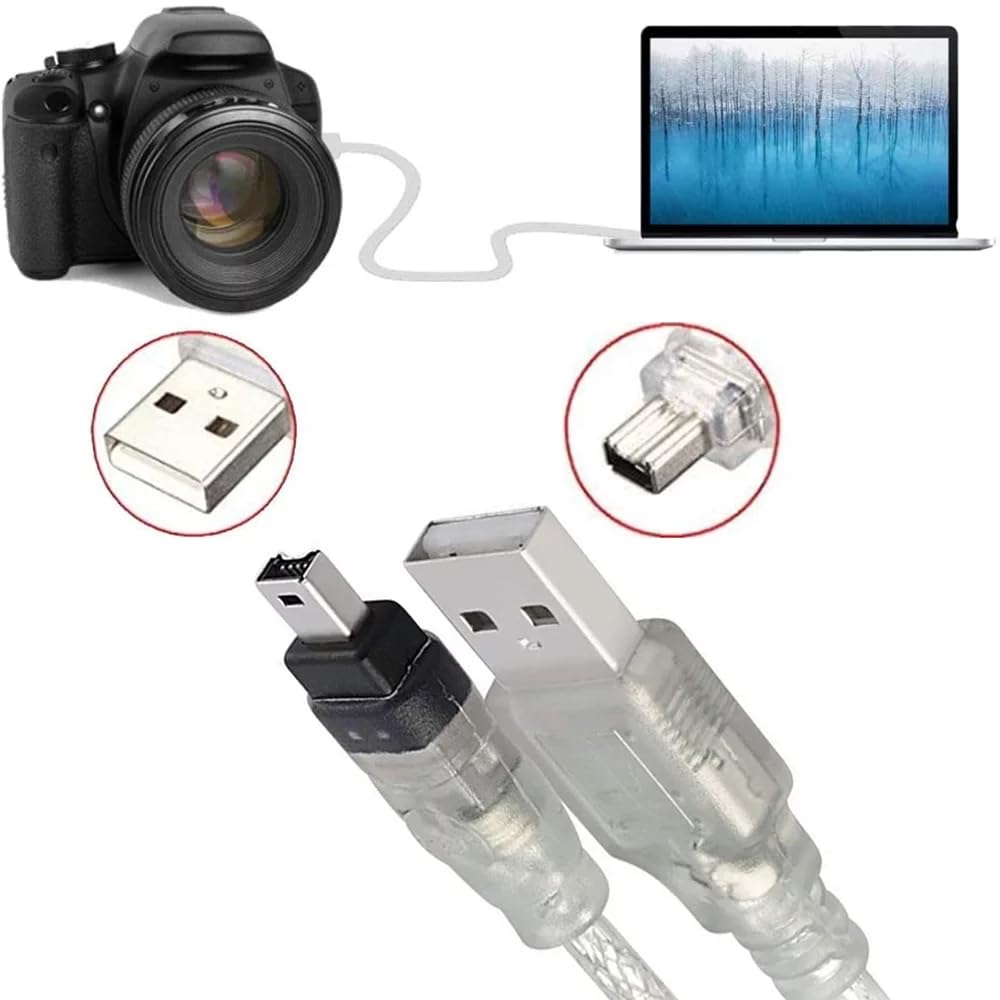 Câble adaptateur USB vers IEEE 1394 Firewire 4 broches pour iLink 1,5 m