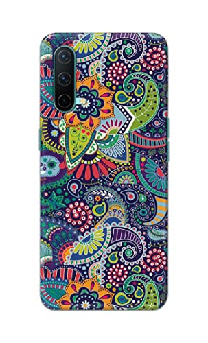 Image of Printed Hard Back Cover Case for OnePlus Nord CE 5G Back Cover (Miraculous Patterns) -1803