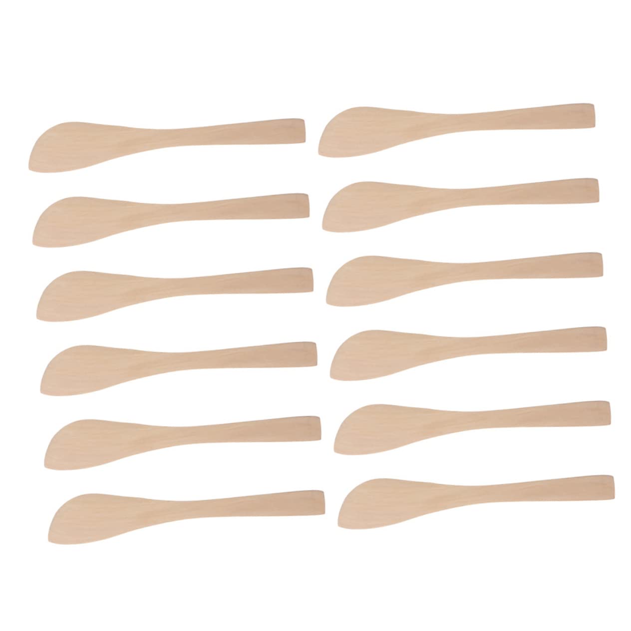 CIYODO 15Pcs Wooden Utensil for Dumpling Fillings Butter Spreaders Kitchen Tools for Slicing Spreading and Easy Dough Cutting