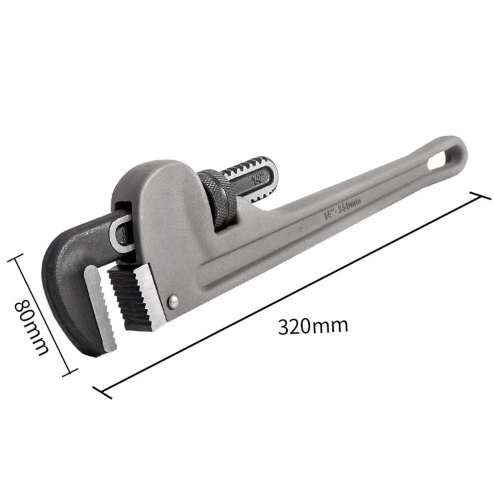 Llave for tubos con agarre eléctrico multiusos for el hogar Herramienta de llave universal multiusos Llave for fregadero ajustable compacta Reparación del hogar Llave for tubos con agarre antideslizan