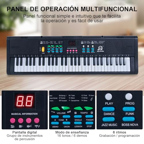 Instrumentos Musicales, Video On Demand teclado musical Marca DOTOTO (3)