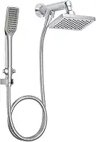 Chuveiro com desviador e ducha manual Flex, Deca, Cromado, 1965.C
