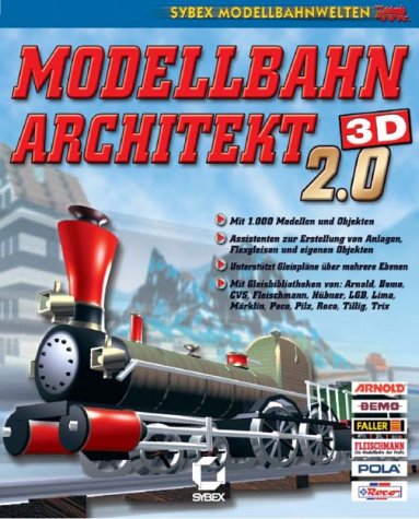 Preisvergleich Produktbild Modellbahn-Architekt 3D 2.0 (SYBEX Modellbahnwelten)