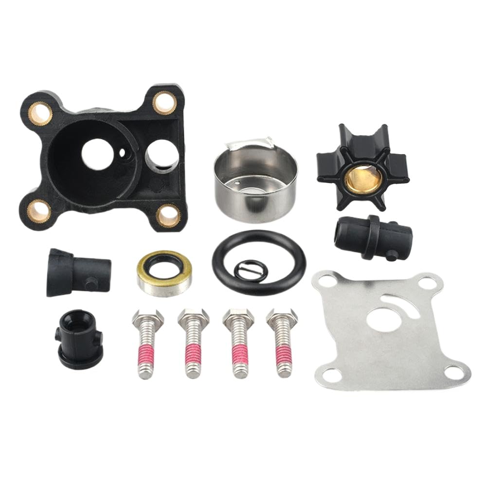 Kit Riparazione Pompa Acqua Girante 394711 Compatibile Con 9.9HP 15HP | Adatto al motore fuoribordo per barche ; Numeri di parte 394711, 391698, 0394711