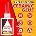 Plastic Glue 35g, Super Glue for Plastic Repair, Heavy Duty Instant Glue - Waterproof, Heat-Resistant, Clear Adhesive for PLA, 3D Printing, Toys, Car, ABS, PVC, DIY Kits, and More