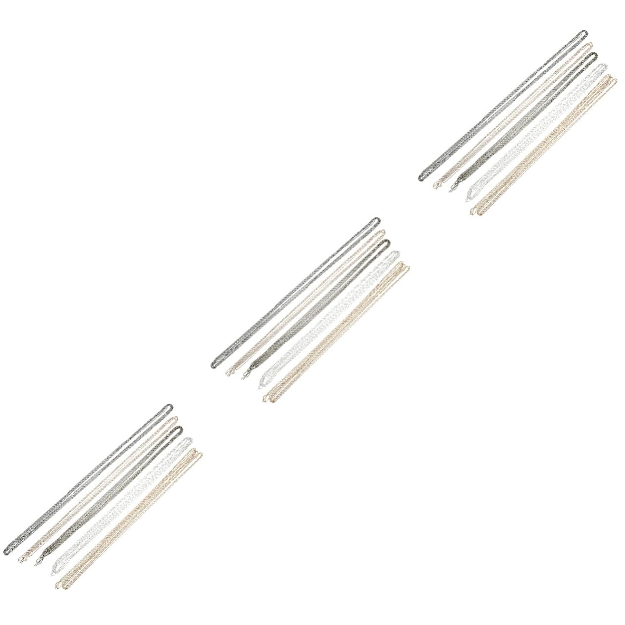 ARTIBETTER 2sets Bead Chain Keychain Ball Beads Keychain Chain Extension Ceiling Fan Hardware 5pcs*2