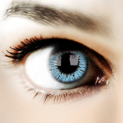 Colourvue Crazy Lens BLIZZARD One Year Disposable 14 mm Contact Lens