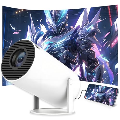 Mini Projector 4K Android 11 Smart Projectors WIFI 6 &