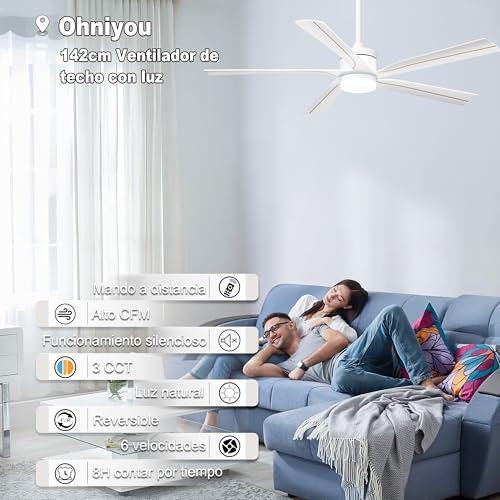 Ventilador de techo 56 pulgadas 17 Imagen adicional