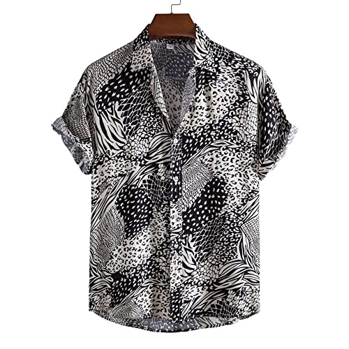 Chemise aloha de fête pour homme exprimez votre liberté avec l'imprimé léopard