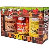 Altenburger Original Weihnachts Kiste, Geschenkbox mit 3 pikanten Spezialitäten aus der Senfmanufaktur zu Altenburg