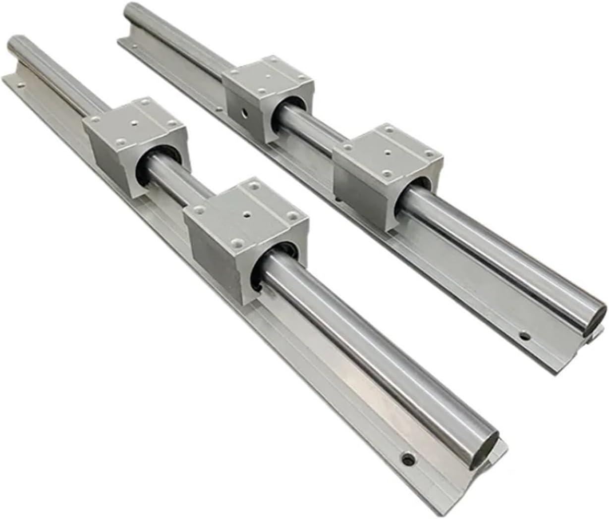 Sliding Guides Linear Motion Guides 2pcs SBR12 Length 300mm Linear Guide + 4pcs SBR12UU Linear Slider Block Carriage Bush