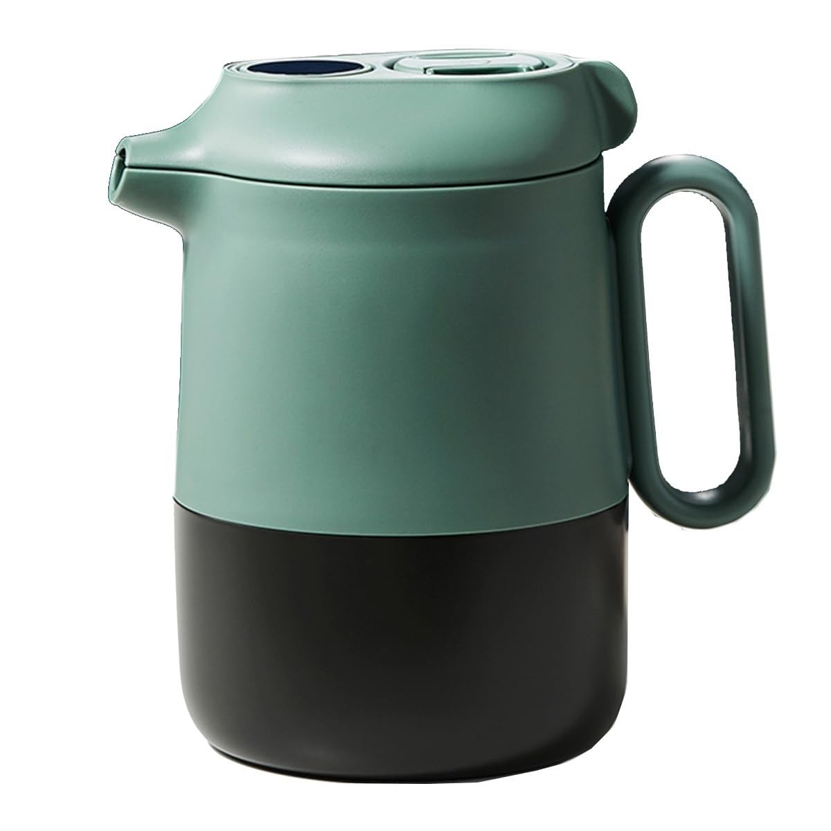 Dzbanek Do Kawy 1,6 L/56 Oz Dzbanek Termiczny Z Podwójnymi Ściankami, Utrzymujący Ciepło, Z Wyświetlaczem Temperatury, Wyjmowanym Zaparzaczem Do Herbaty(Groen)