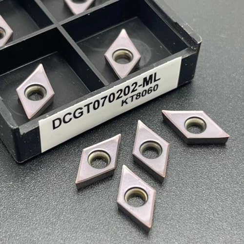 Herramienta para torno DCGT0702 acero inoxidable 10 piezas miniatura 4