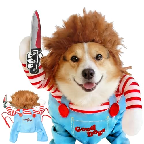 Disfraz Mascota Ropa de Halloween, Disfraz Para Perro, Divertido Y Genial Para Cosplay, Ropa Para Fiesta De Mascotas, para Perros, Halloween, Navidad, Fiestas, Juegos de rol