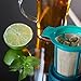 Finum Goldton Reusable Stainless Steel Coffee and Tea Infusing Mesh Brewing Basket and Filters, Set of 2 Medium Sized Filters, Blue and Green