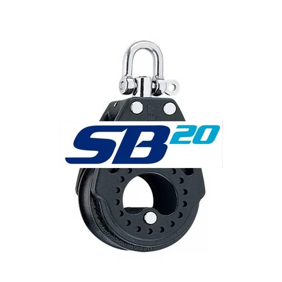 Harken Sailing Dinghy Boat & Yachting - Bloque Giratorio Simple
