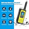 NXGKET Walkie Talkies for Kids Adults, Rechargeable Long Range Walky Talky 2 Way Radios 22 Channels with 1200mAh Li-ion Battery USB-C Cable for Family Outdoors Camping Hiking Toys Gift 4 Pack