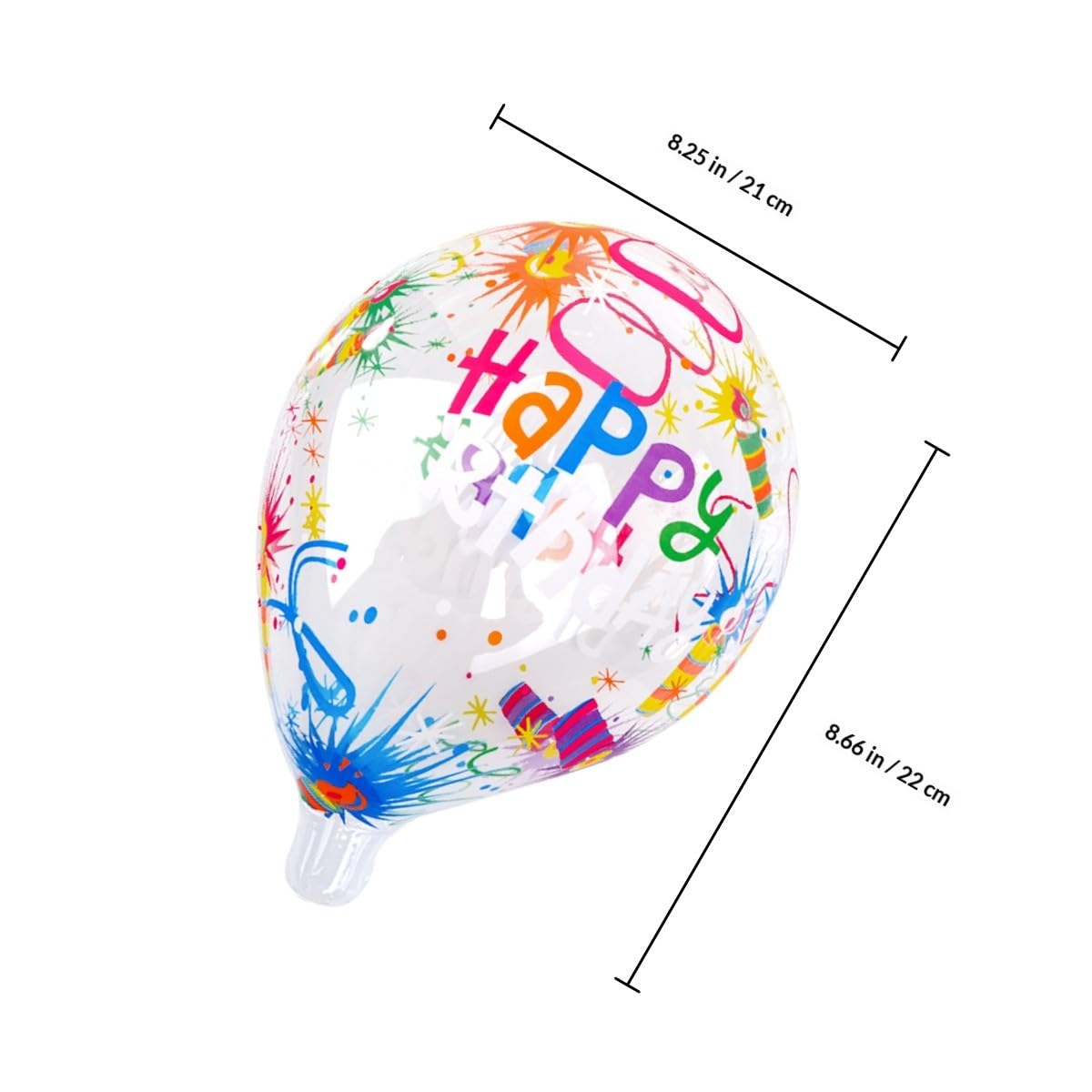 Ballon Bulle Transparent Rond en Tpu 20 Pouces, Lot de 2