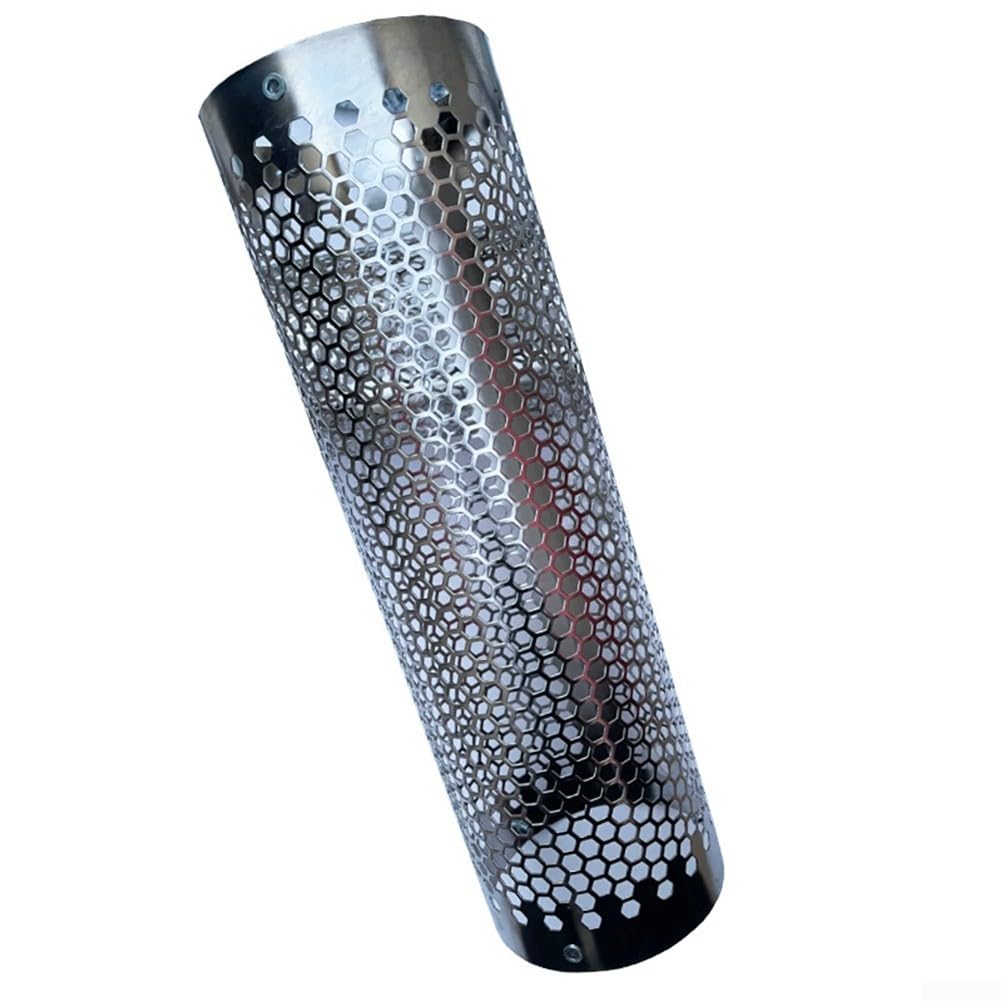 Chimenea de acero inoxidable para estufa de camping con ajuste de tornillo