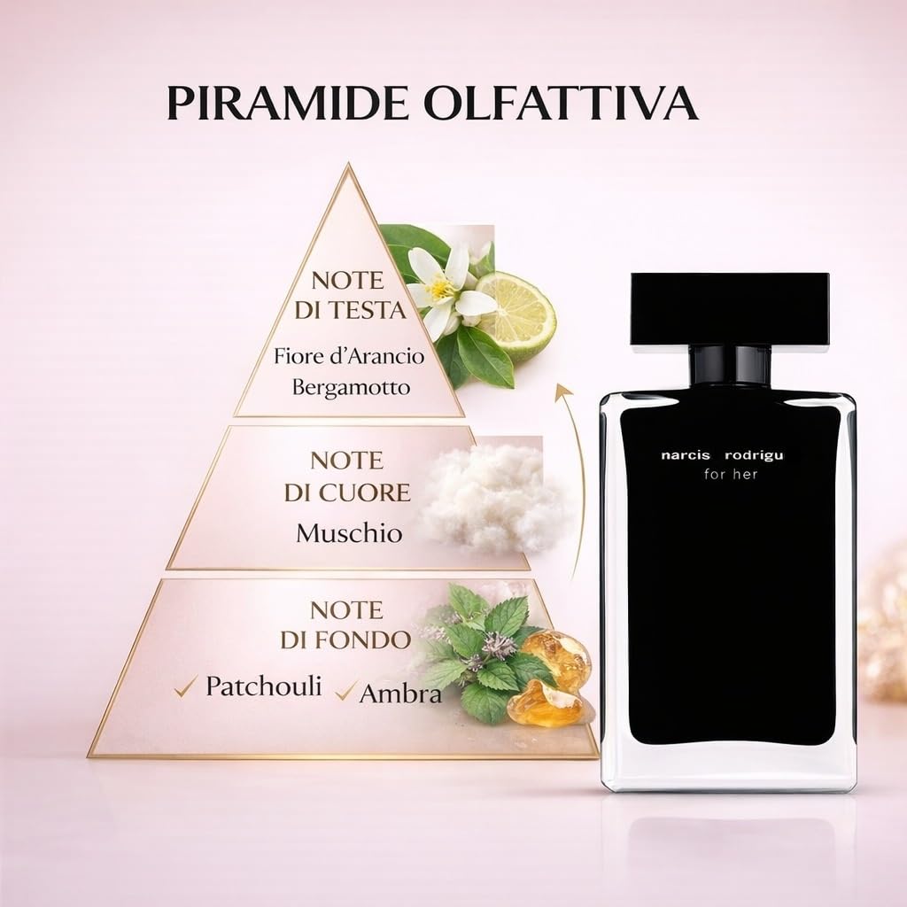 Narcis for Her Eau de Toilette, długotrwały zapach dla kobiet, 50 ml