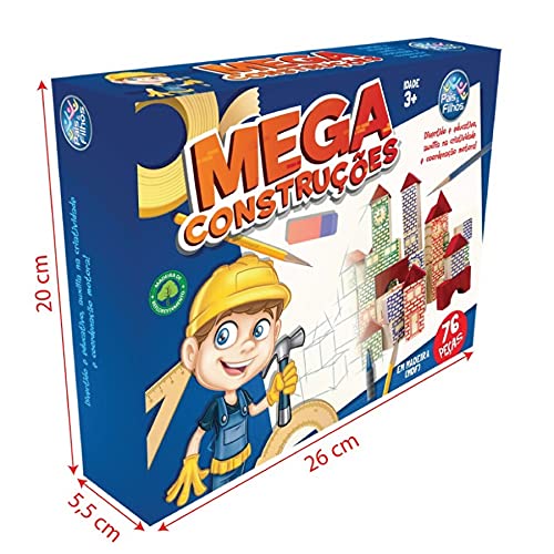 Mega Construções Pais & Filhos 76 Peças