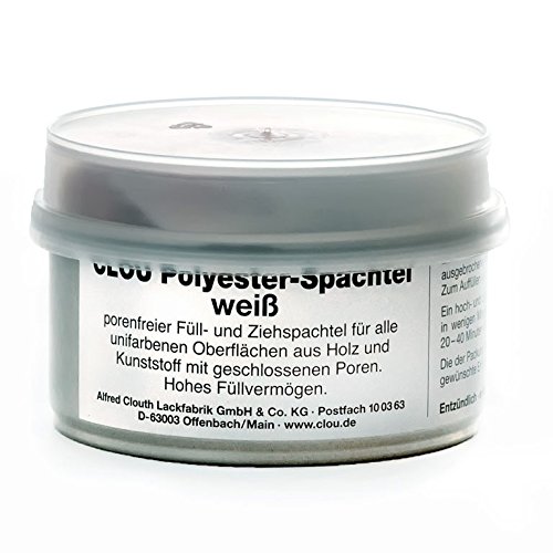 Preisvergleich Produktbild CLOU Polyesterspachtel weiß 0,5 kg