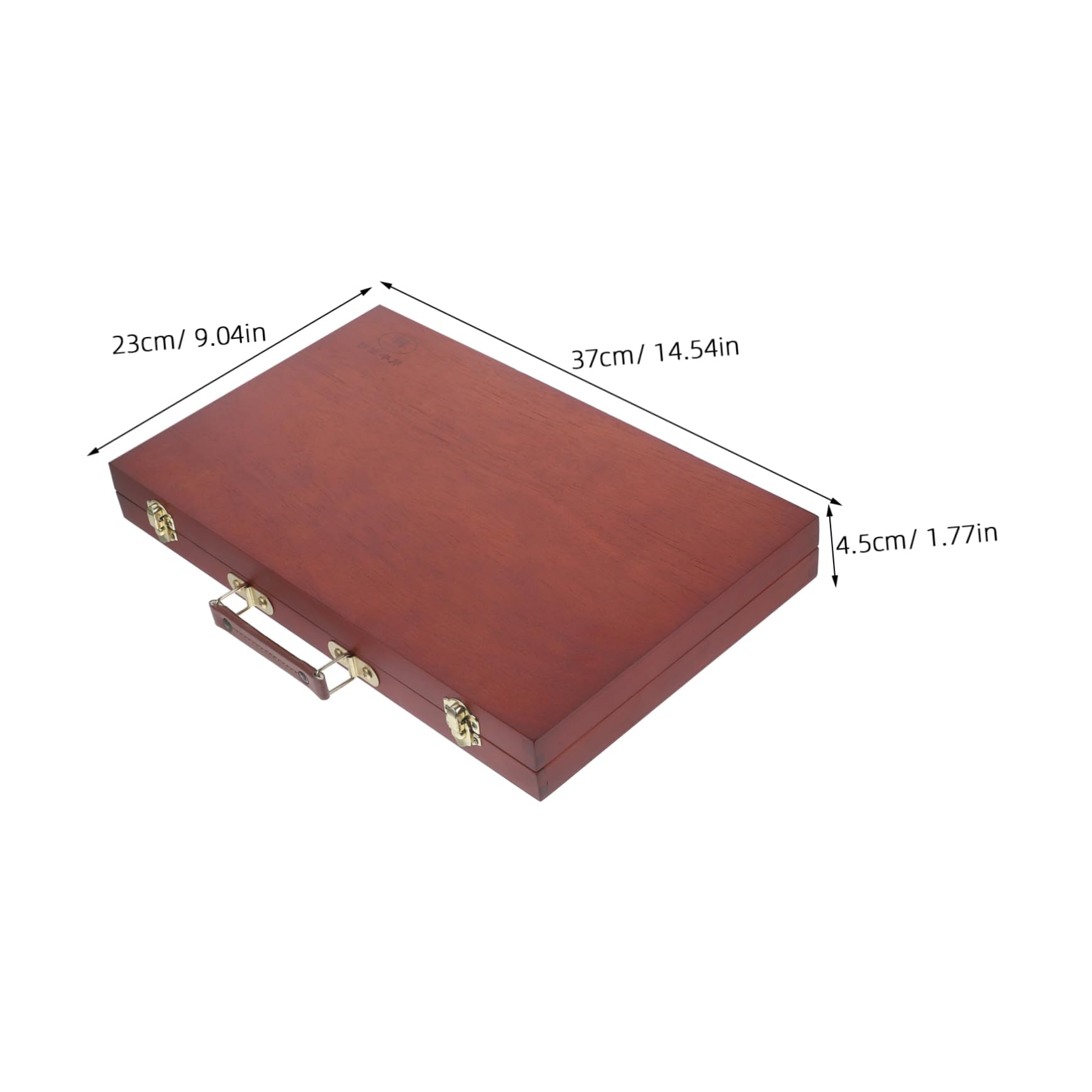 HOODANCOS Art Supplies Storage Organizer Wooden Pencil Box Paint Box Handle Easy to Carry