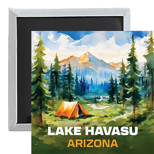 Lake Havasu Arizona Souvenir 2.5 x 2.5 Inches Magnet Camping...