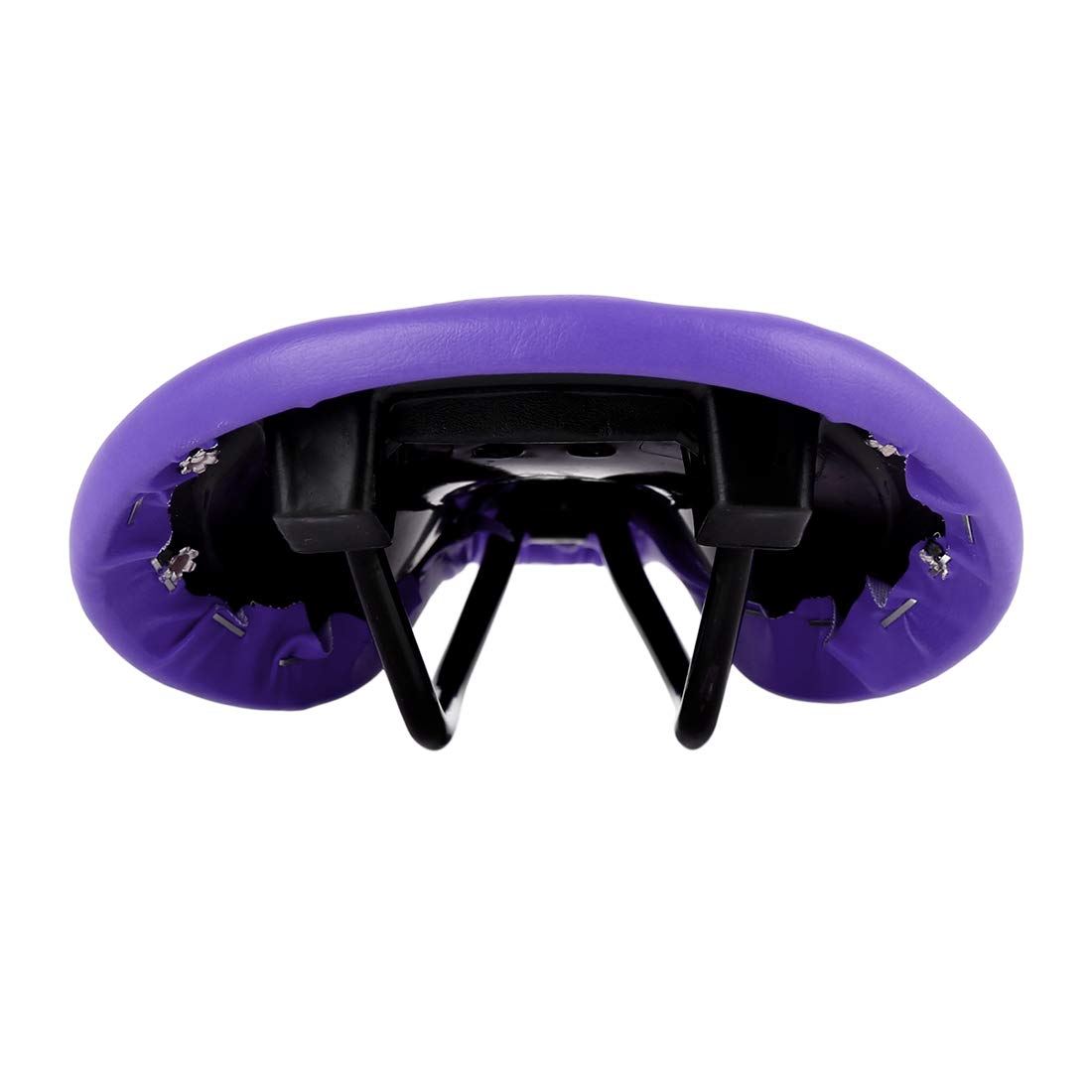 Selle Vélo X AUTOHAUX - Violet Cuir PU - 27x15x7cm - Confortable Et Style