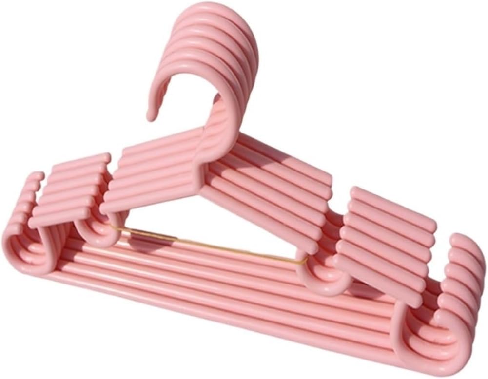 10pcs Hangers for Nursery Closet Clothes Hangers Kids Plastic Clothes Hangers for Clothes Pants for Scarves(Blue)