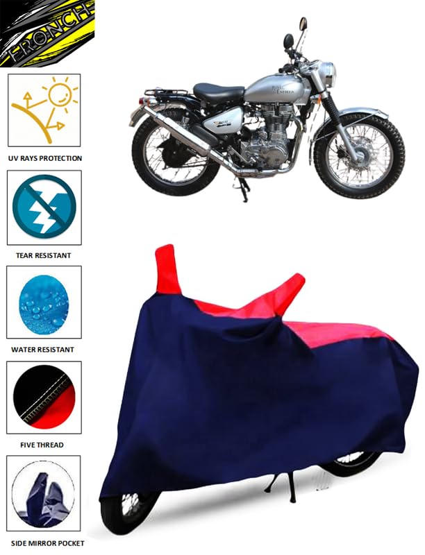 Image of FRONCH Royal Enfield Bullet Trail 500 Waterproof Bike Cover
